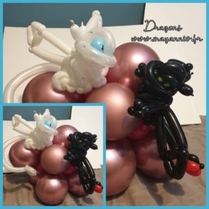 DRAGONS EN BALLONS